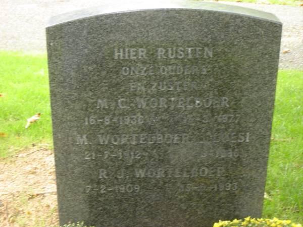 M.C Wortelboer, R.J. Wortelboer en M. Loesi