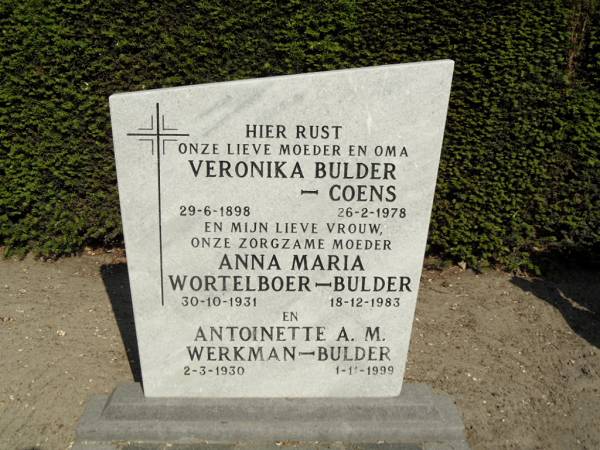 Veronika Coens en Anna Maria Bulder