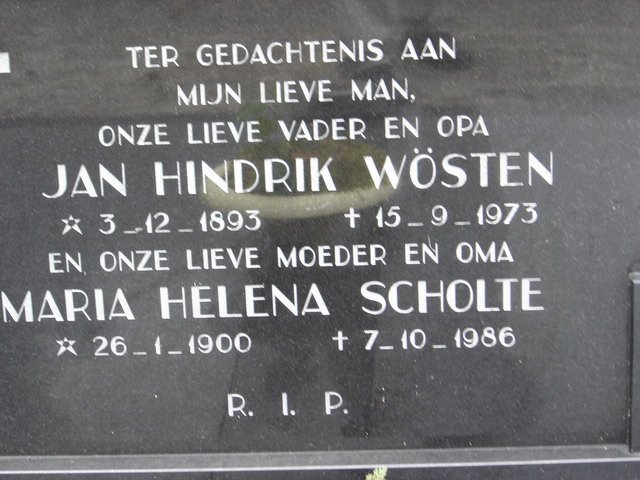 Jan Hindrik Wösten en Maria Helena Scholte