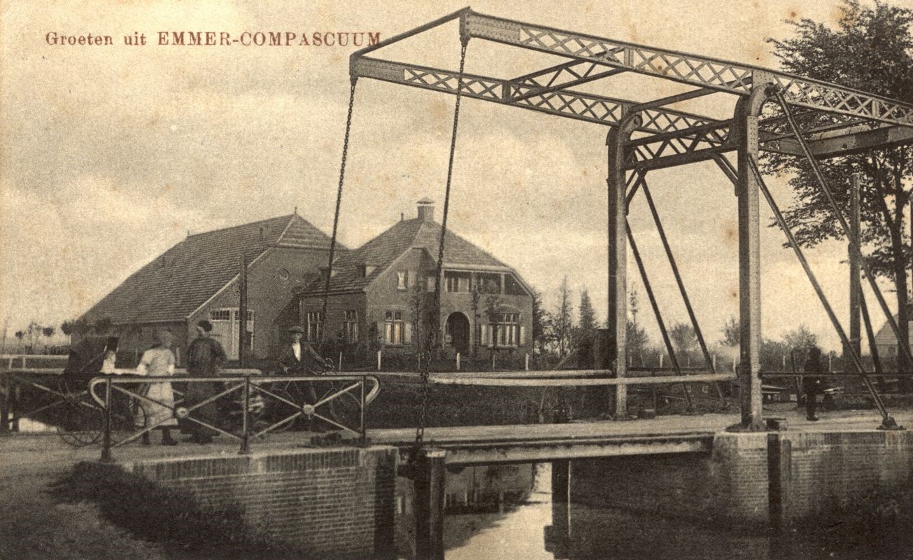 Boerderij Oosterdiep OZ 1 Emmer-Compascum ca 1920